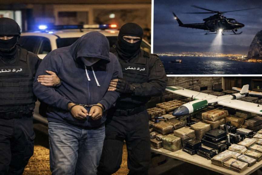 تفكيك شبكة تهريب جوي بين المغرب وإسبانيا وإسقاط أخطر بارون مخدرات بطنجة