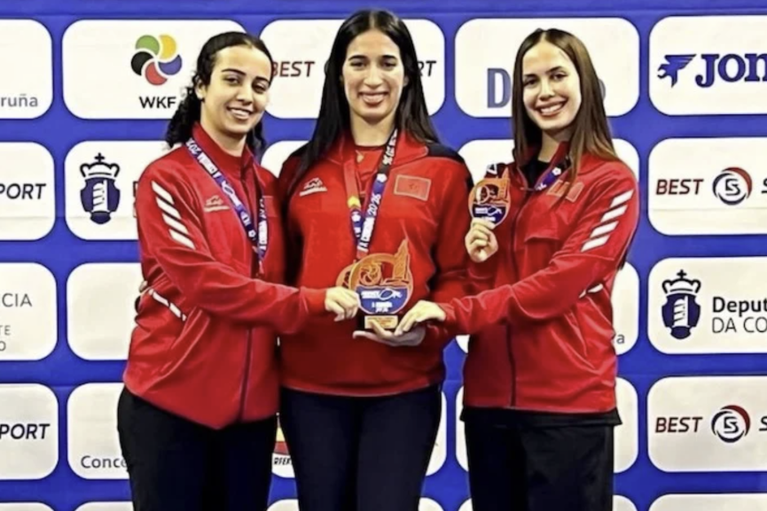 الكراطي المغربي يتألق في دوري “Karate 1 Series A” بإسبانيا