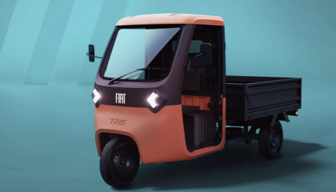 المغرب يطلق أول سيارة كهربائية ثلاثية العجلات من طراز FIAT TRIS