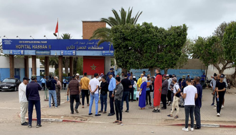 احتجاجات في أكادير بسبب الوضع الصحي "المتردي" بمستشفى الحسن الثاني