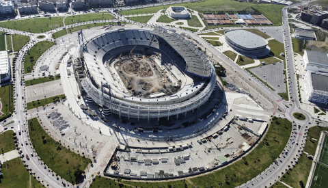 ملعب طنجة الكبير يدخل مراحله الأخيرة استعداداً لافتتاحه المرتقب