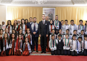 ولي العهد الأمير مولاي الحسن يستقبل الأطفال المقدسيين المشاركين في المخيم الصيفي الـ16