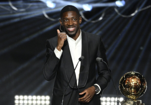 عثمان ديمبيلي يتوج بالكرة الذهبية 2025 وأشرف حكيمي في المركز السادس