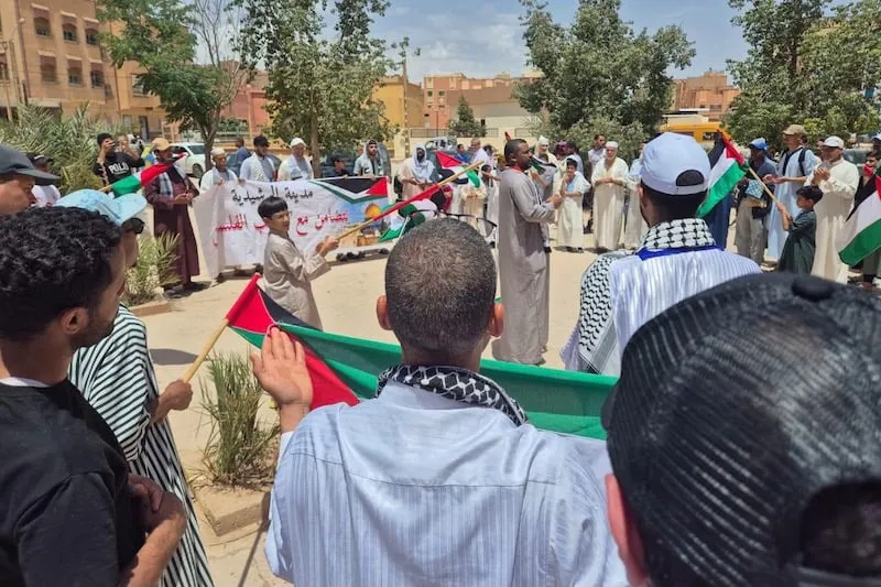 المغاربة يخرجون في وقفات للتنديد بتجويع غزة