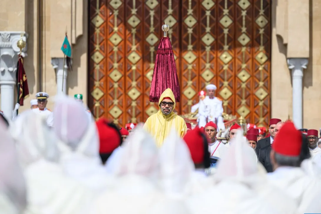 أمير المؤمنين الملك محمد السادس يترأس حفل الولاء بالقصر الملكي بتطوان